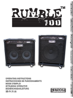 Fender Rumble-100 - Owners Manual 